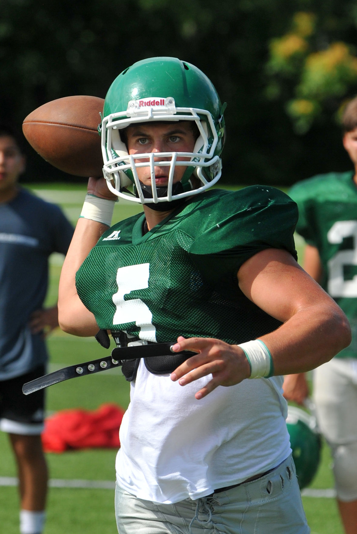 Alleman football practice